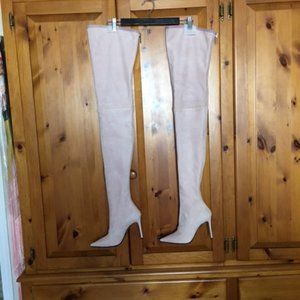 Balmain Pink Heeled Boots